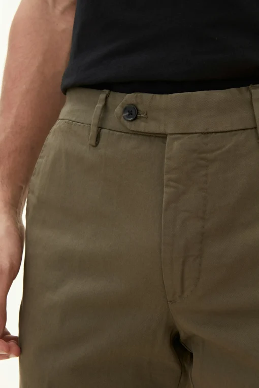 Slim Fit Twill Trousers