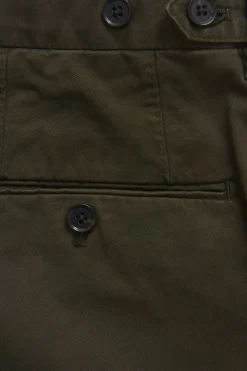 Slim Fit Twill Trousers