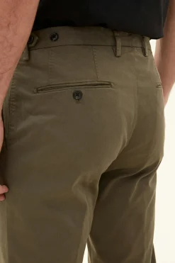 Slim Fit Twill Trousers