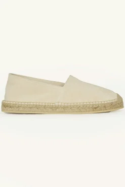 Suede Leather Espadrille