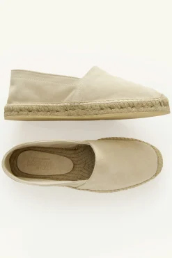 Suede Leather Espadrille