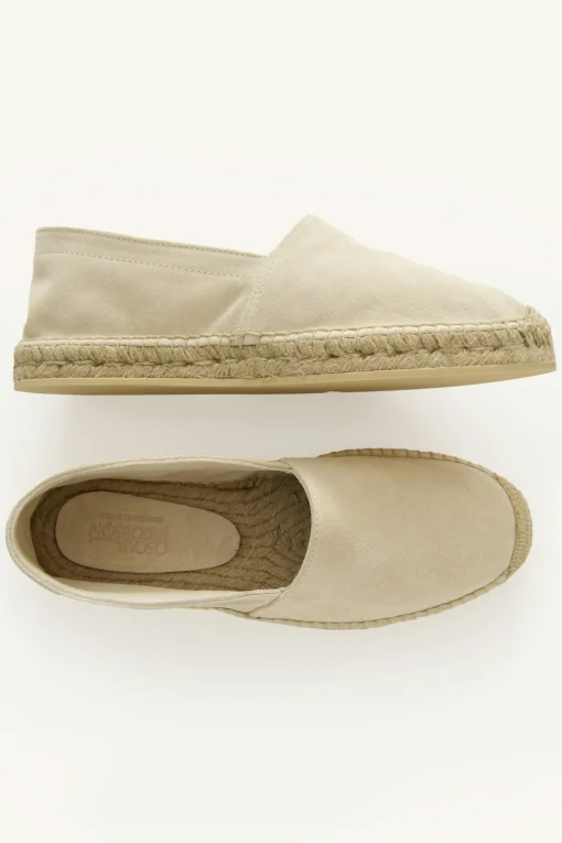Suede Leather Espadrille