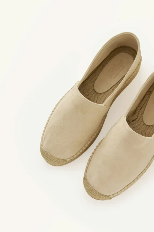 Suede Leather Espadrille