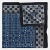 Tile Pattern Silk Bandana