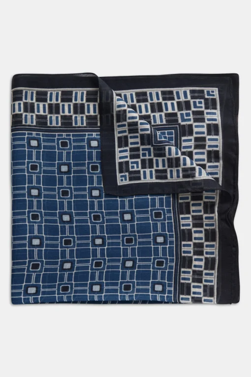 Tile Pattern Silk Bandana