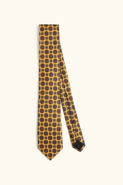 Tile Pattern Silk Tie
