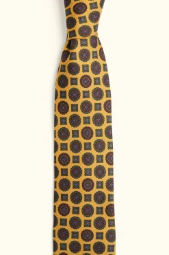 Tile Pattern Silk Tie