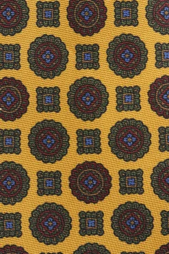 Tile Pattern Silk Tie